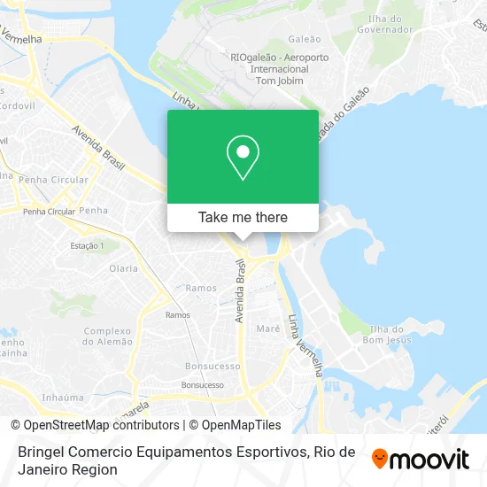 Bringel Comercio Equipamentos Esportivos map