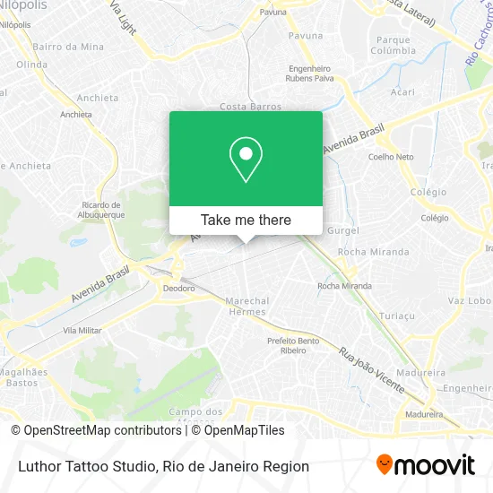 Luthor Tattoo Studio map