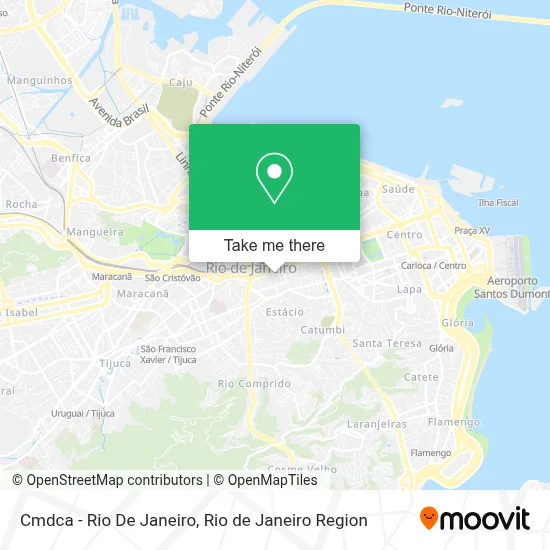 Cmdca - Rio De Janeiro map