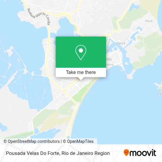 Pousada Velas Do Forte map