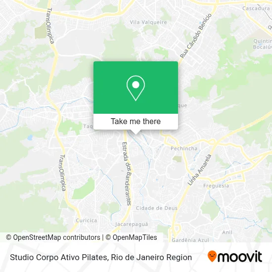 Studio Corpo Ativo Pilates map