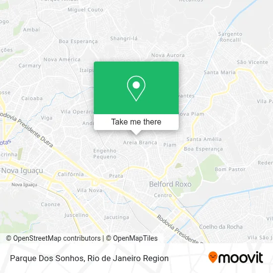 Parque Dos Sonhos map