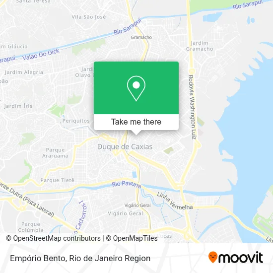 Empório Bento map