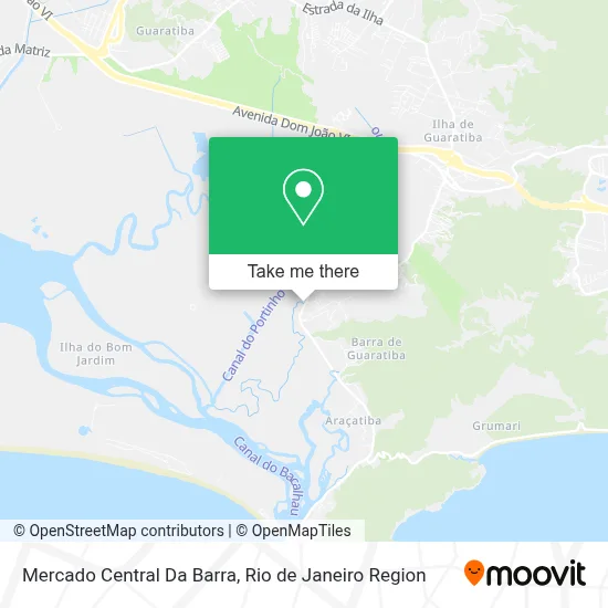 Mercado Central Da Barra map