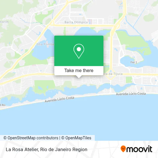 La Rosa Atelier map