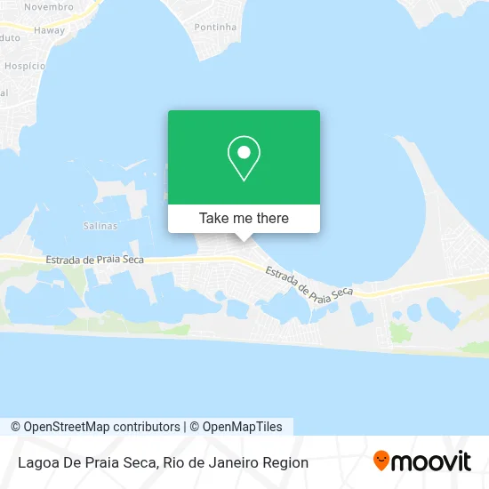 Lagoa De Praia Seca map