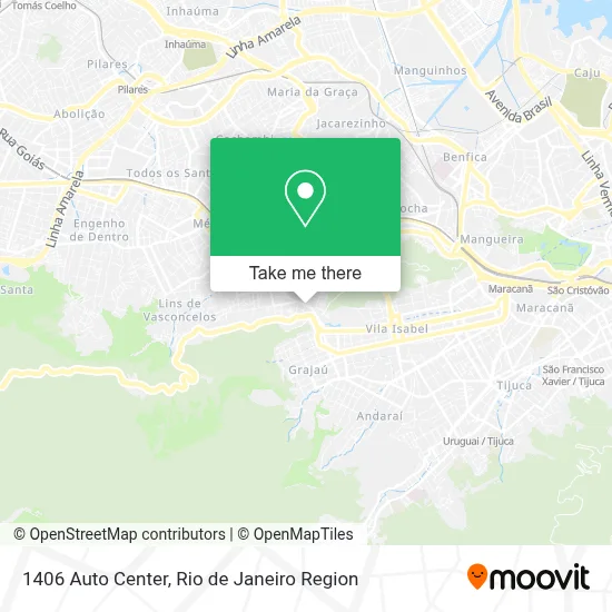 1406 Auto Center map