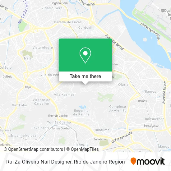 Rai'Za Oliveira Nail Designer map