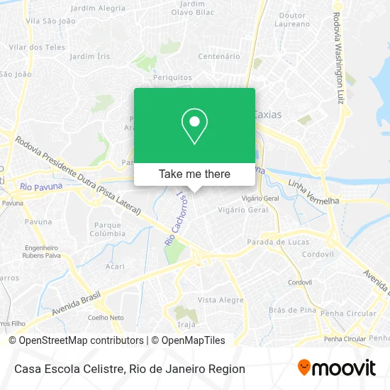 Casa Escola Celistre map