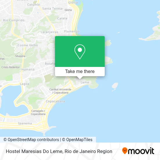 Hostel Maresias Do Leme map