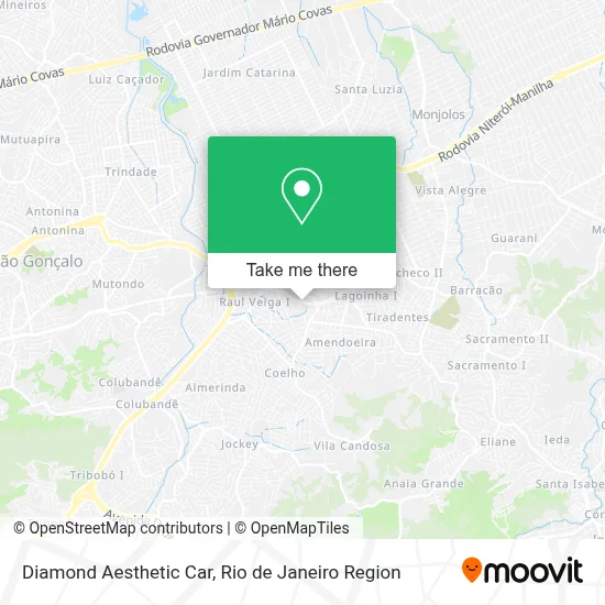 Diamond Aesthetic Car map