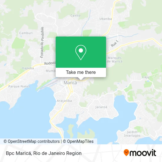 Bpc Maricá map