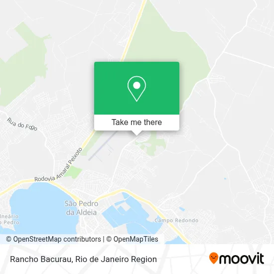 Rancho Bacurau map