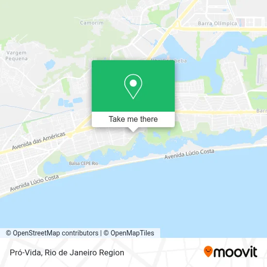 Pró-Vida map