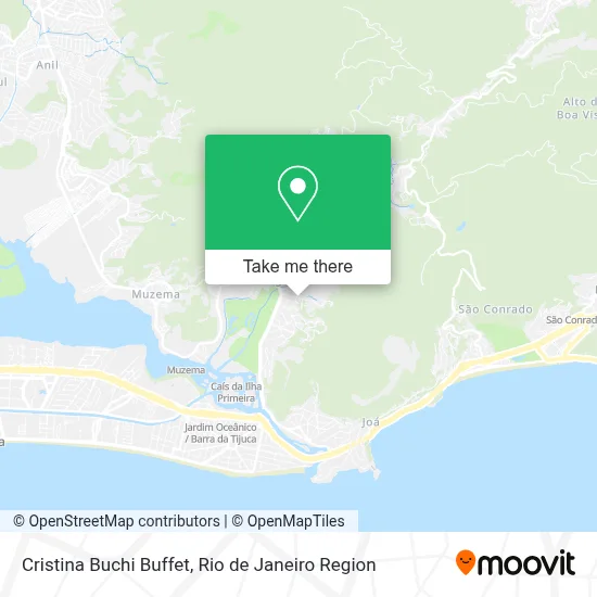 Cristina Buchi Buffet map