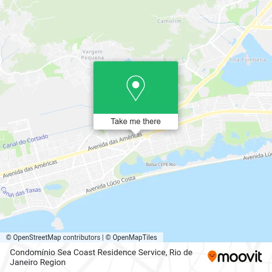 Condomínio Sea Coast Residence Service map