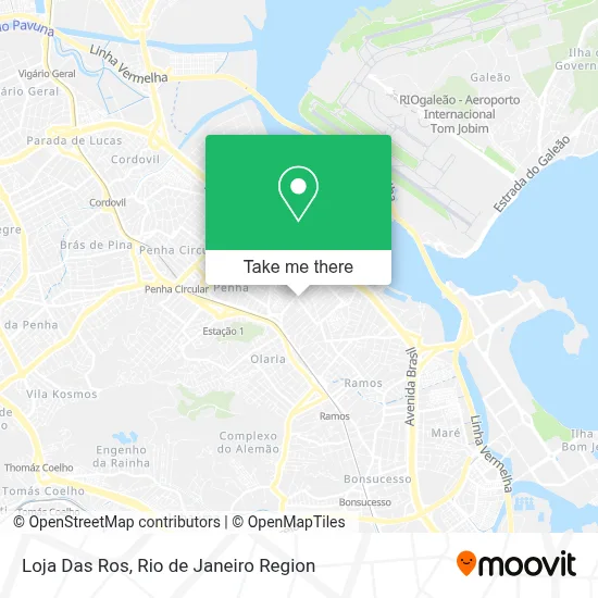 Loja Das Ros map