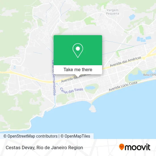 Cestas Devay map