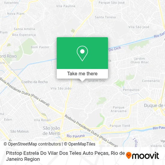 Pitstop Estrela Do Vilar Dos Teles Auto Peças map