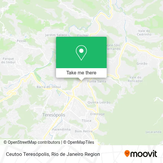 Ceutoo Teresópolis map
