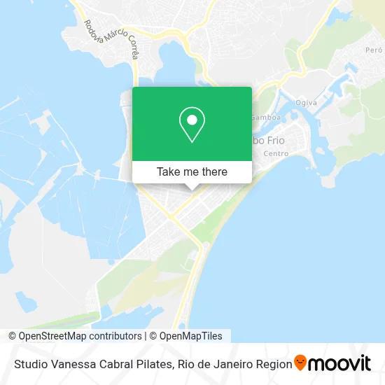 Studio Vanessa Cabral Pilates map