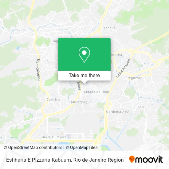 Esfiharia E Pizzaria Kabuum map