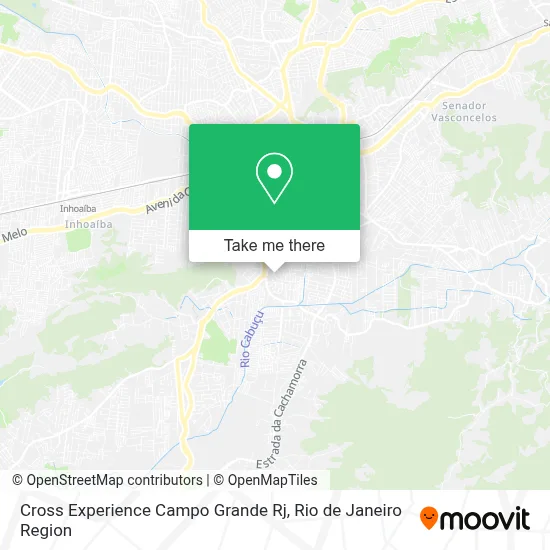 Cross Experience Campo Grande Rj map