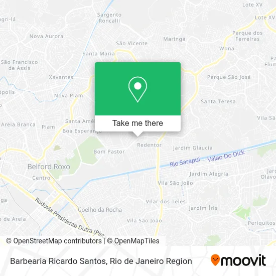 Barbearia Ricardo Santos map