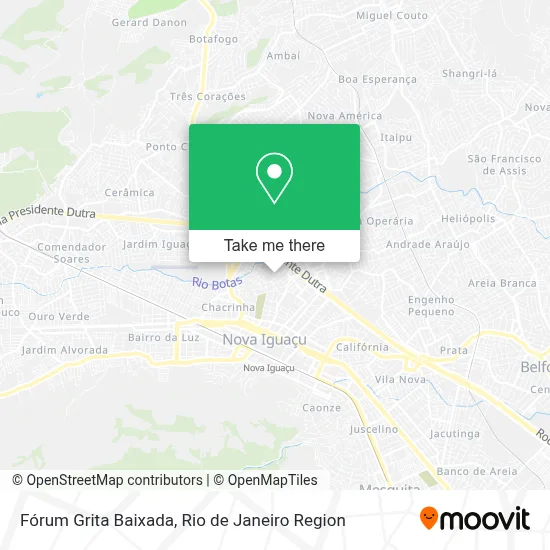 Fórum Grita Baixada map