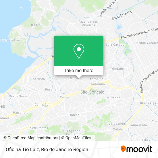 Oficina Tio Luiz map