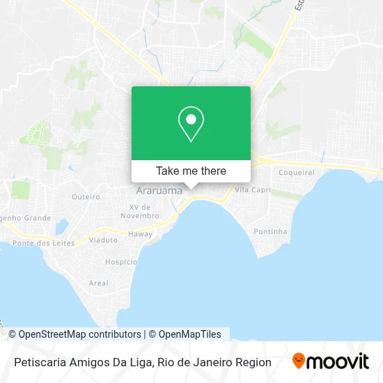 Petiscaria Amigos Da Liga map