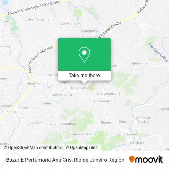 Bazar E Perfumaria Ana Cris map