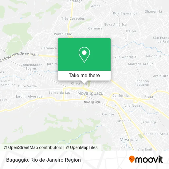 Bagaggio map