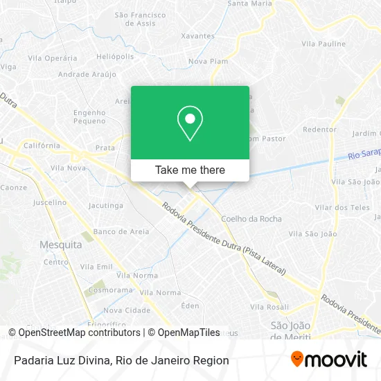 Padaria Luz Divina map