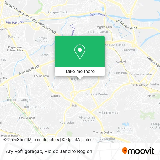 Ary Refrigeração map