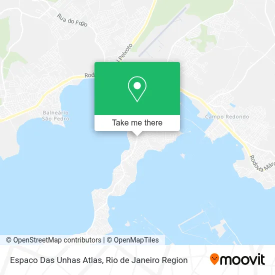 Espaco Das Unhas Atlas map