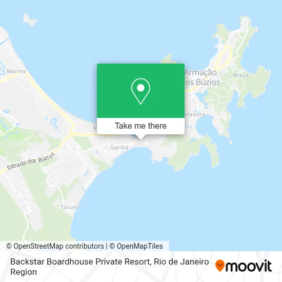 Backstar Boardhouse Private Resort map