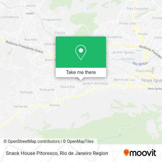 Snack House Pitoresco map