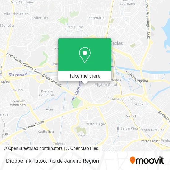 Droppe Ink Tatoo map