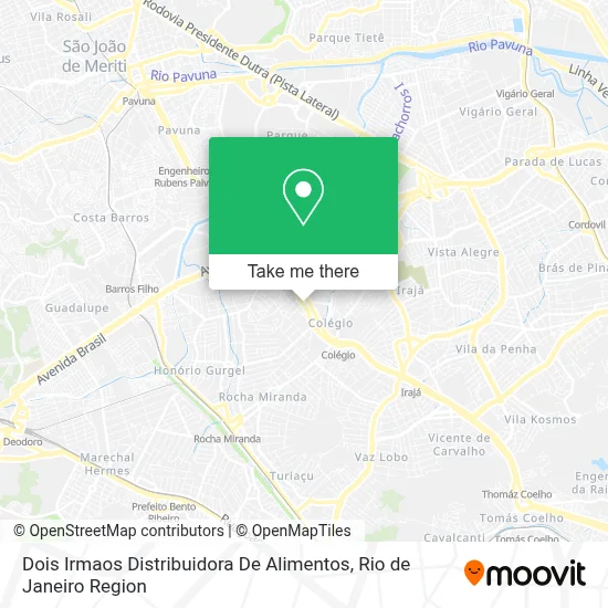 Dois Irmaos Distribuidora De Alimentos map