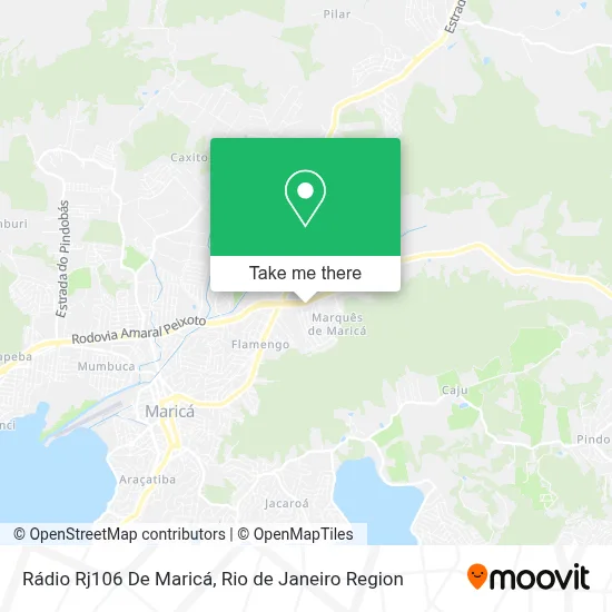 Rádio Rj106 De Maricá map