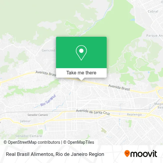 Real Brasil Alimentos map