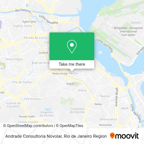 Andrade Consultoria Novolar map