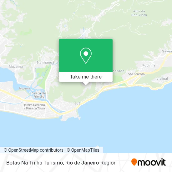 Botas Na Trilha Turismo map