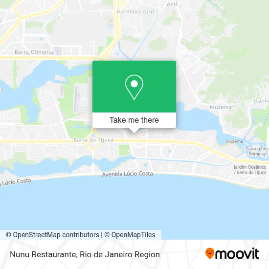 Nunu Restaurante map
