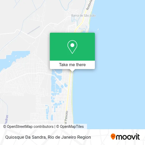Quiosque Da Sandra map