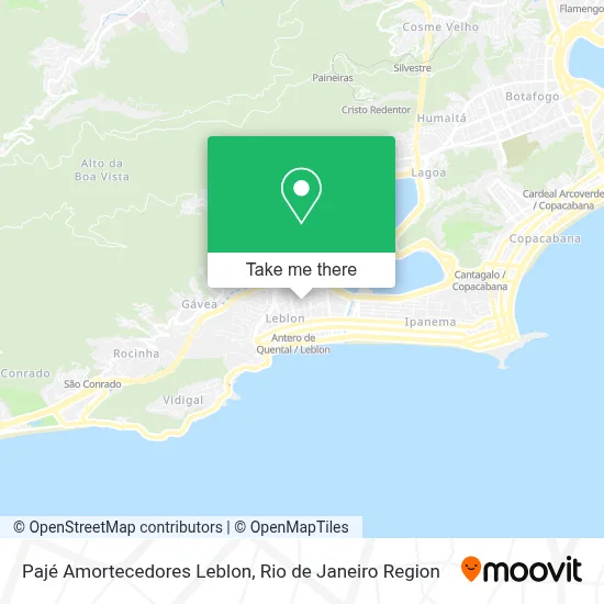Pajé Amortecedores Leblon map