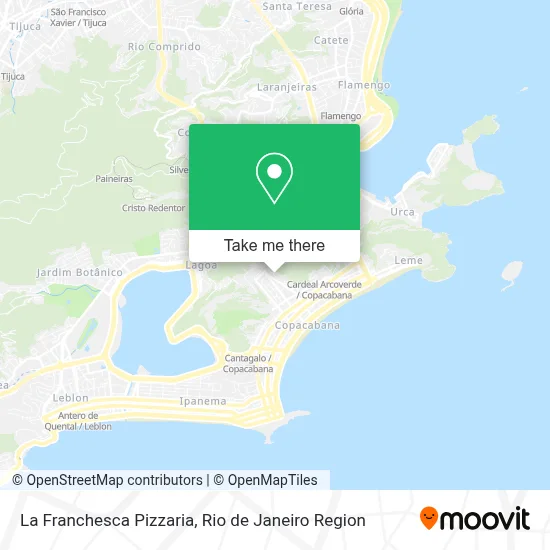 La Franchesca Pizzaria map