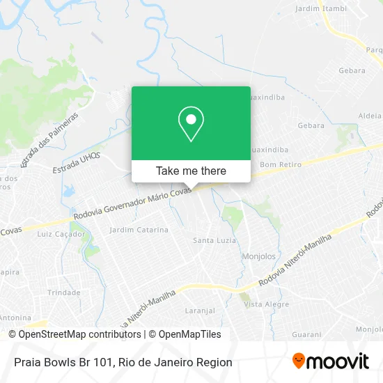 Praia Bowls Br 101 map