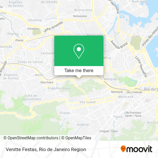 Venitte Festas map